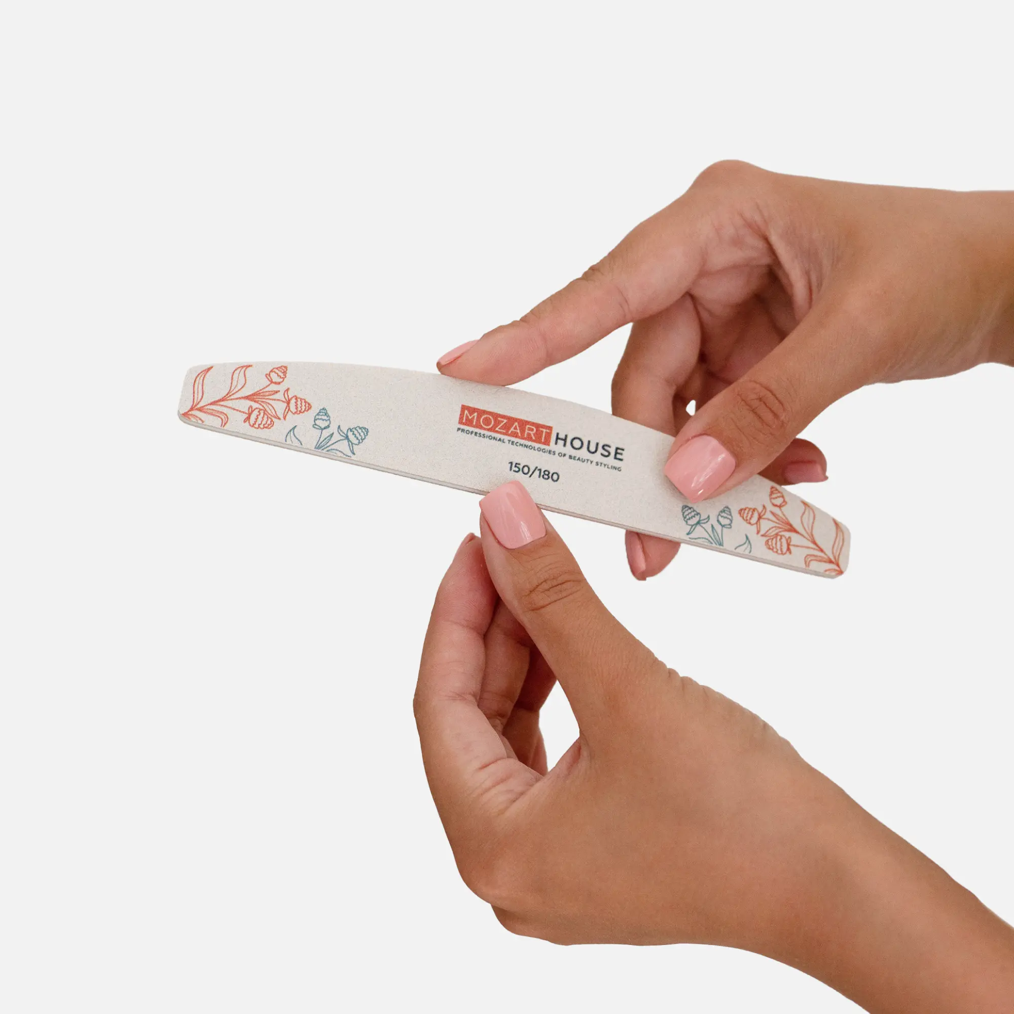 Feile "Mond" weiß, 150/180