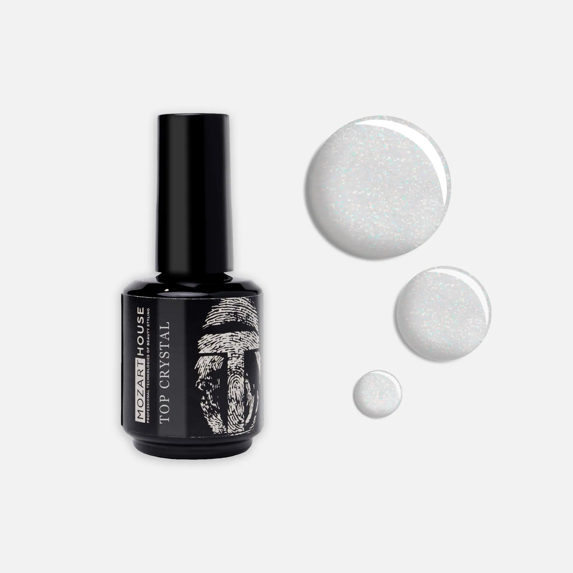 GEL POLISH TOP CRYSTAL, 15 ml