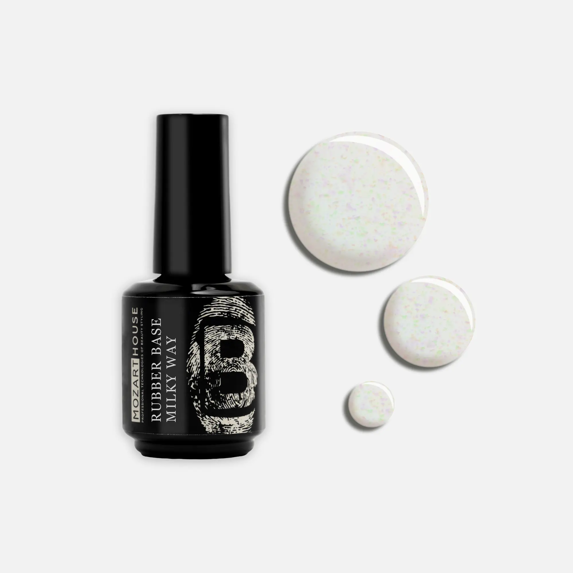 GEL POLISH RUBBER BASE MILKY WAY, 15 ml, 30 ml