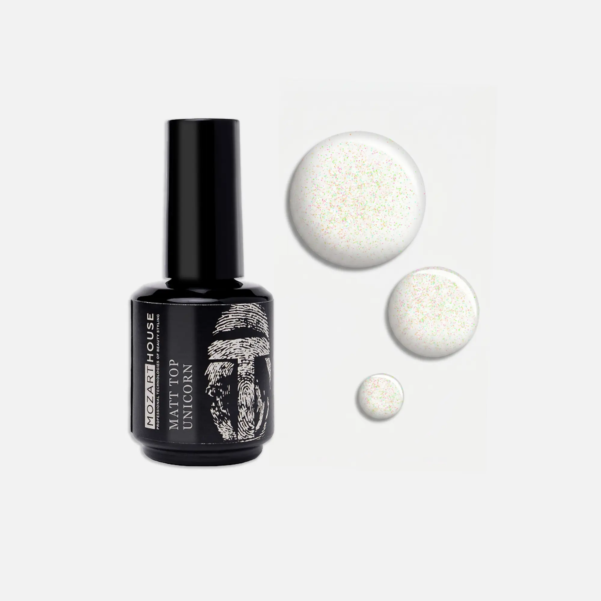 GEL POLISH MATT TOP UNICORN, 15 ml