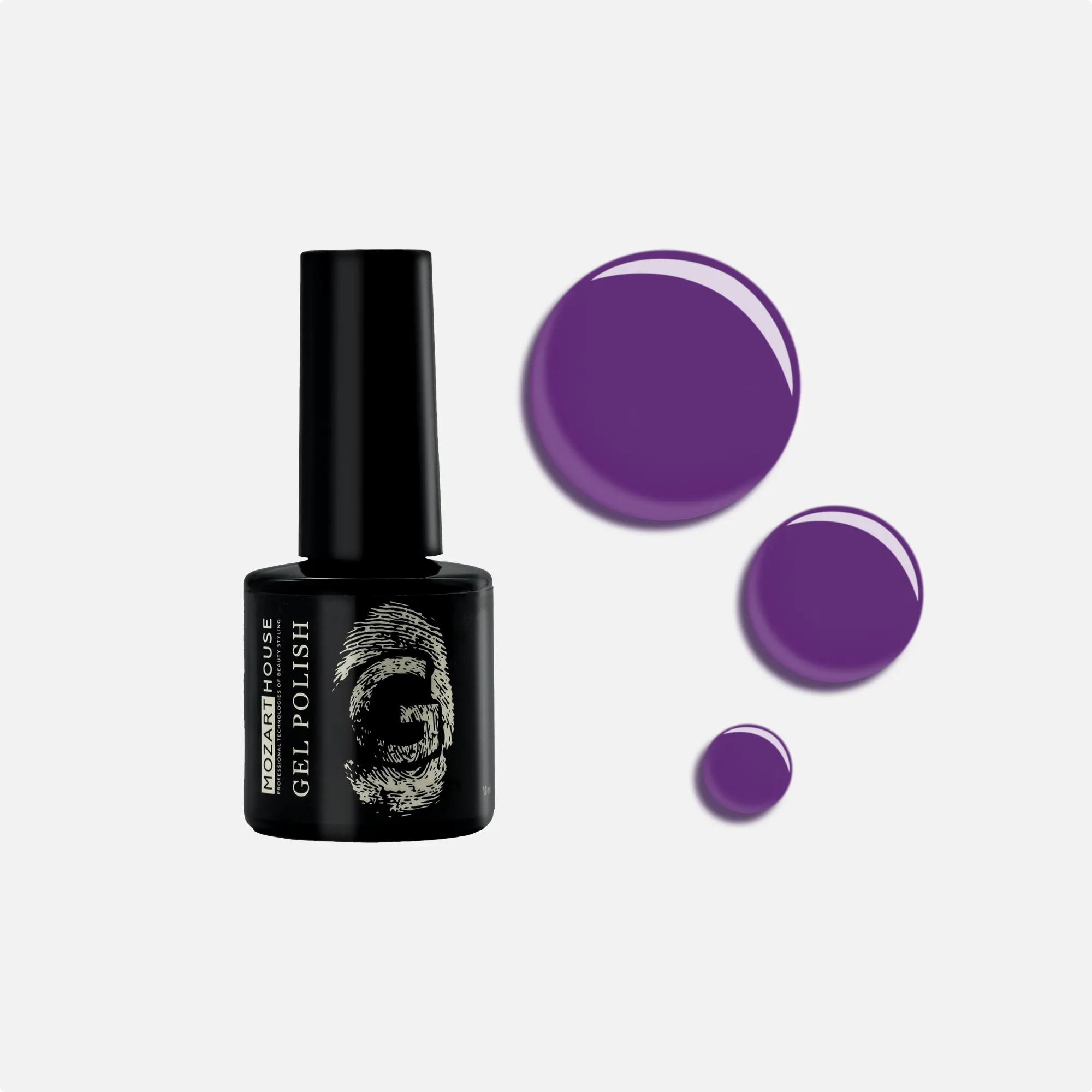 Gellack Gel Polish Blackberry milkshake, 10ml