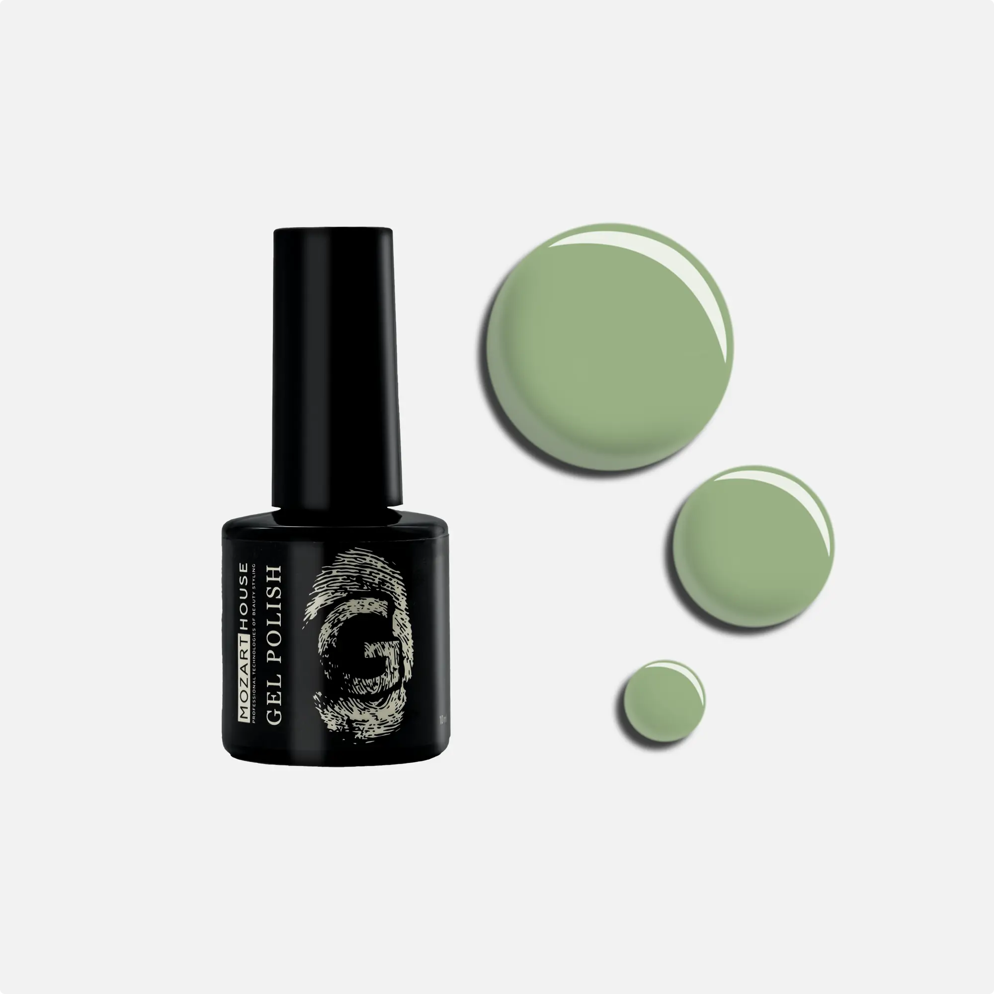 Gellack GEL POLISH Green olive, 10 ml