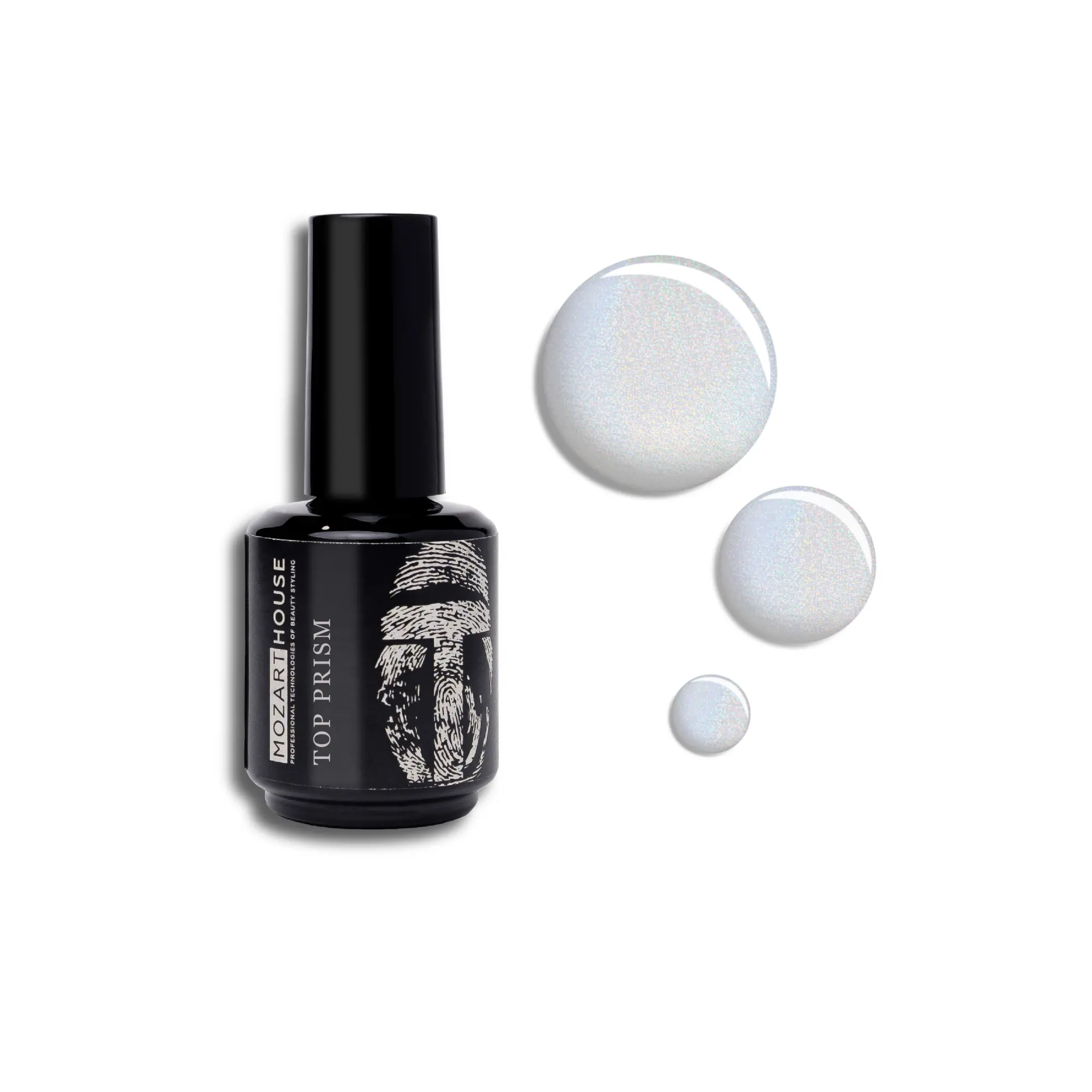 Top Coat GEL POLISH TOP PRISM, 15 ml