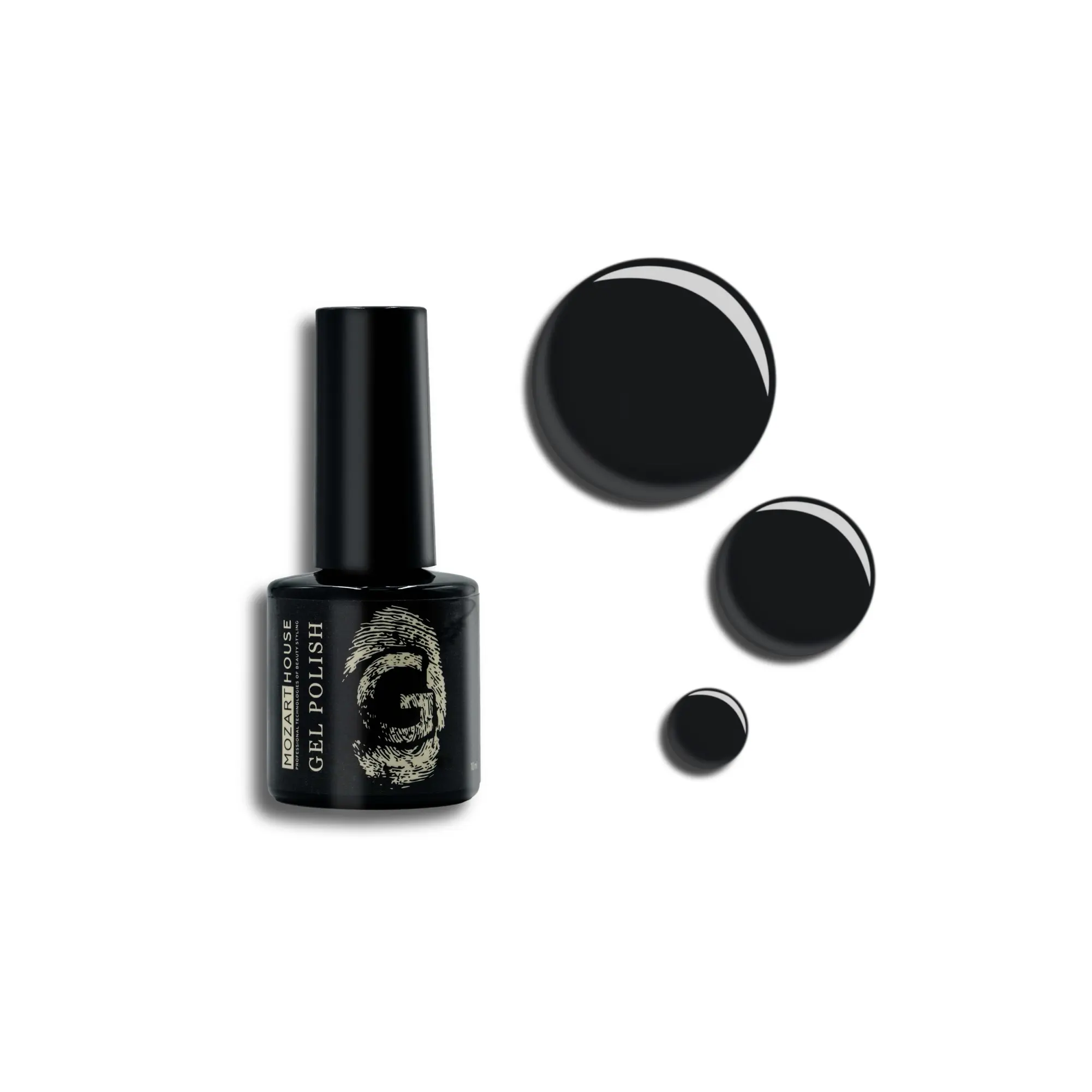 Gellack GEL POLISH Black Silk, 10 ml