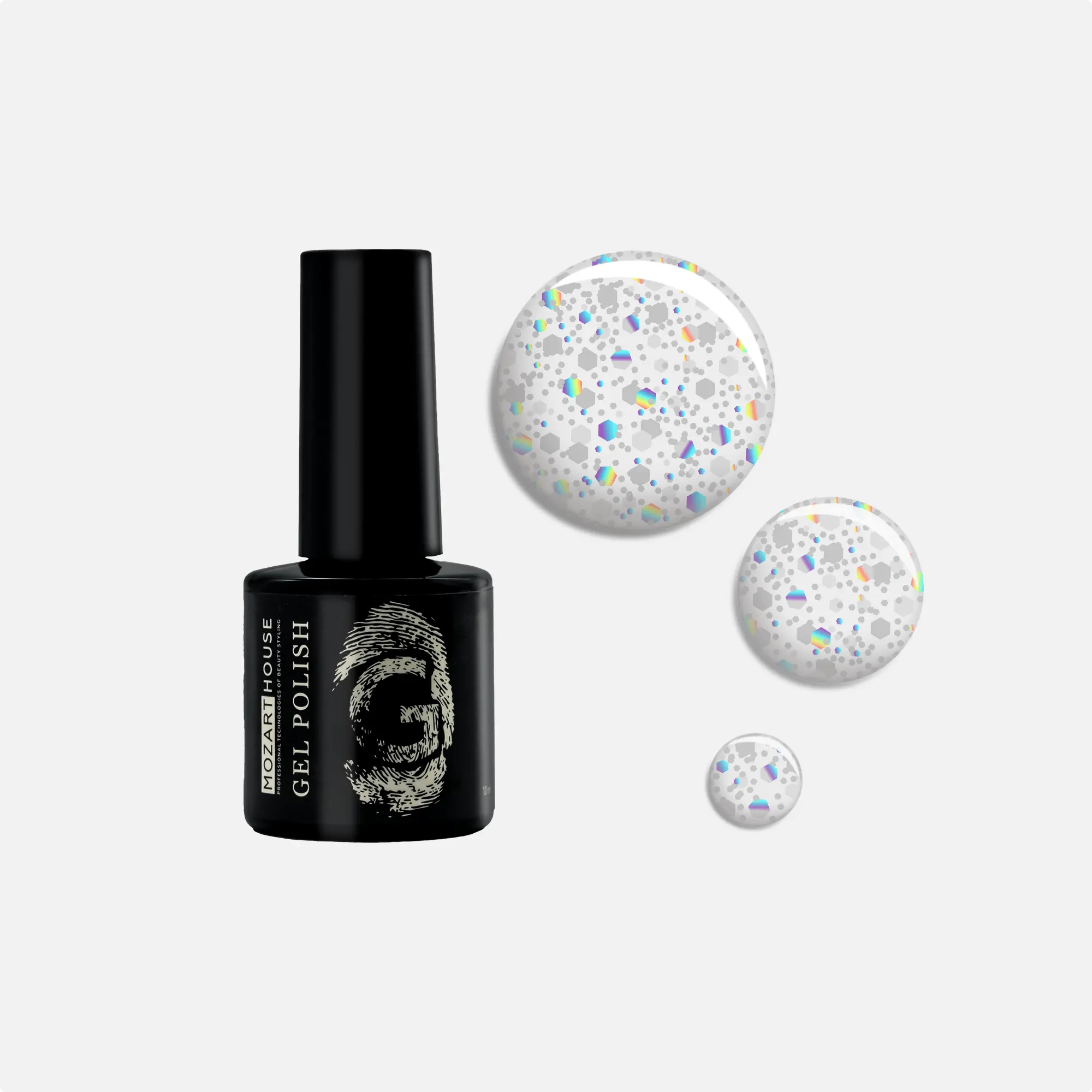 Gellack GEL POLISH Kristalle 01, 10 ml