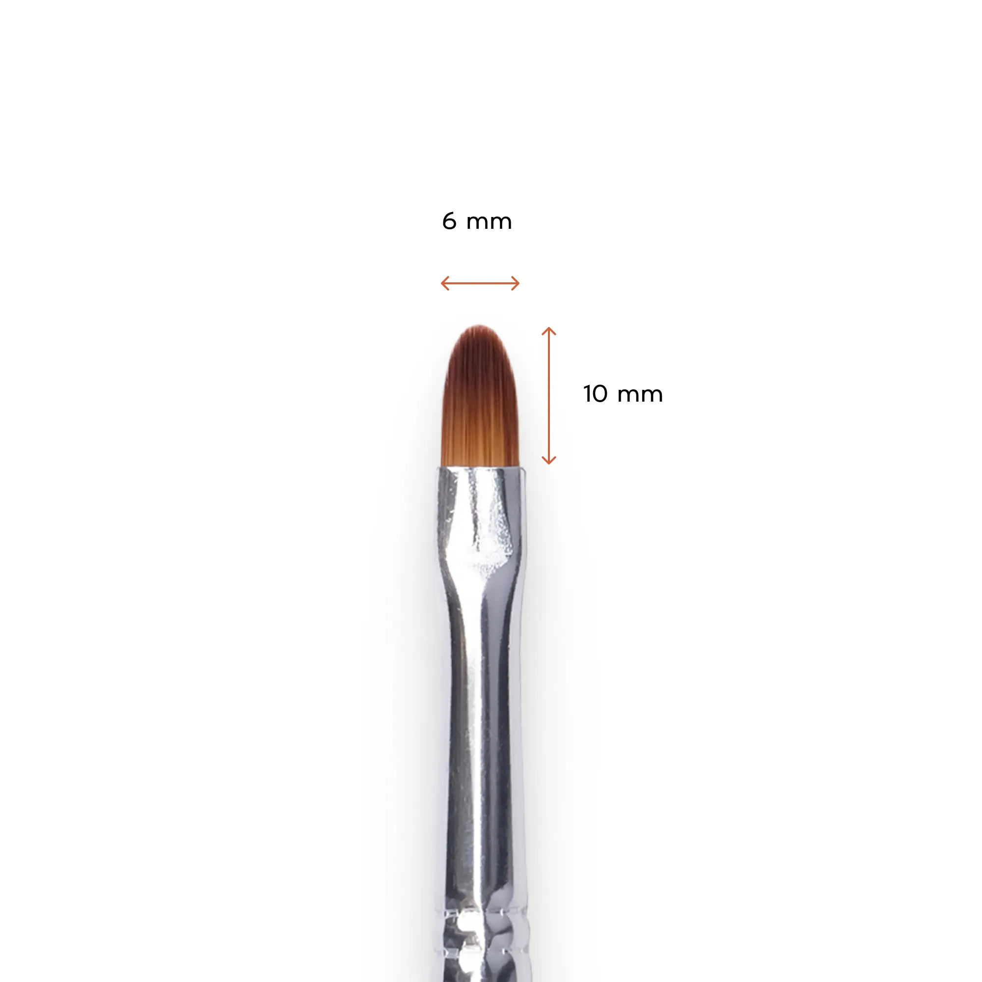 Gel-Pinsel Feuerwiesel, Oval №5