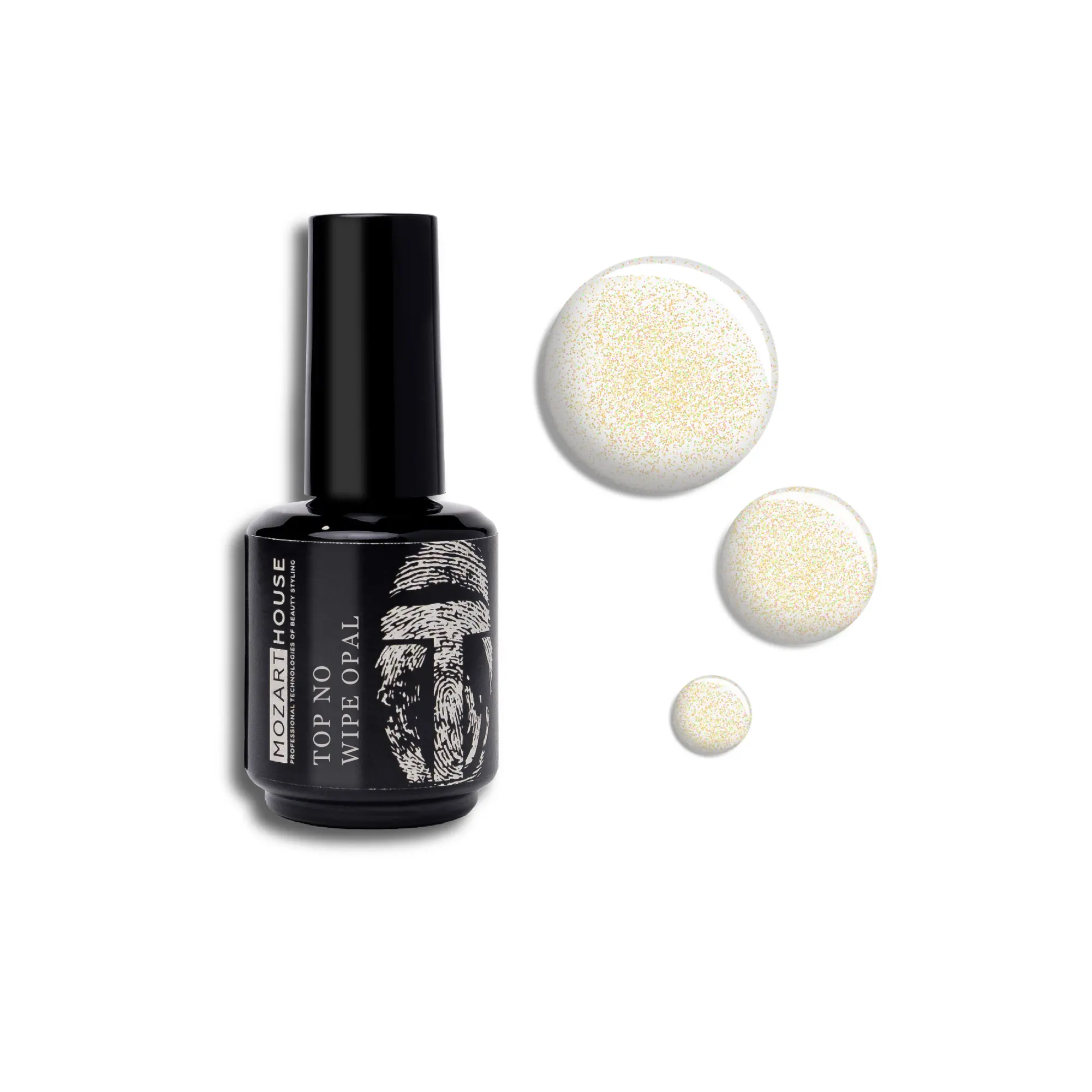 Top Coat GEL POLISH Top no wipe opal, 15 ml