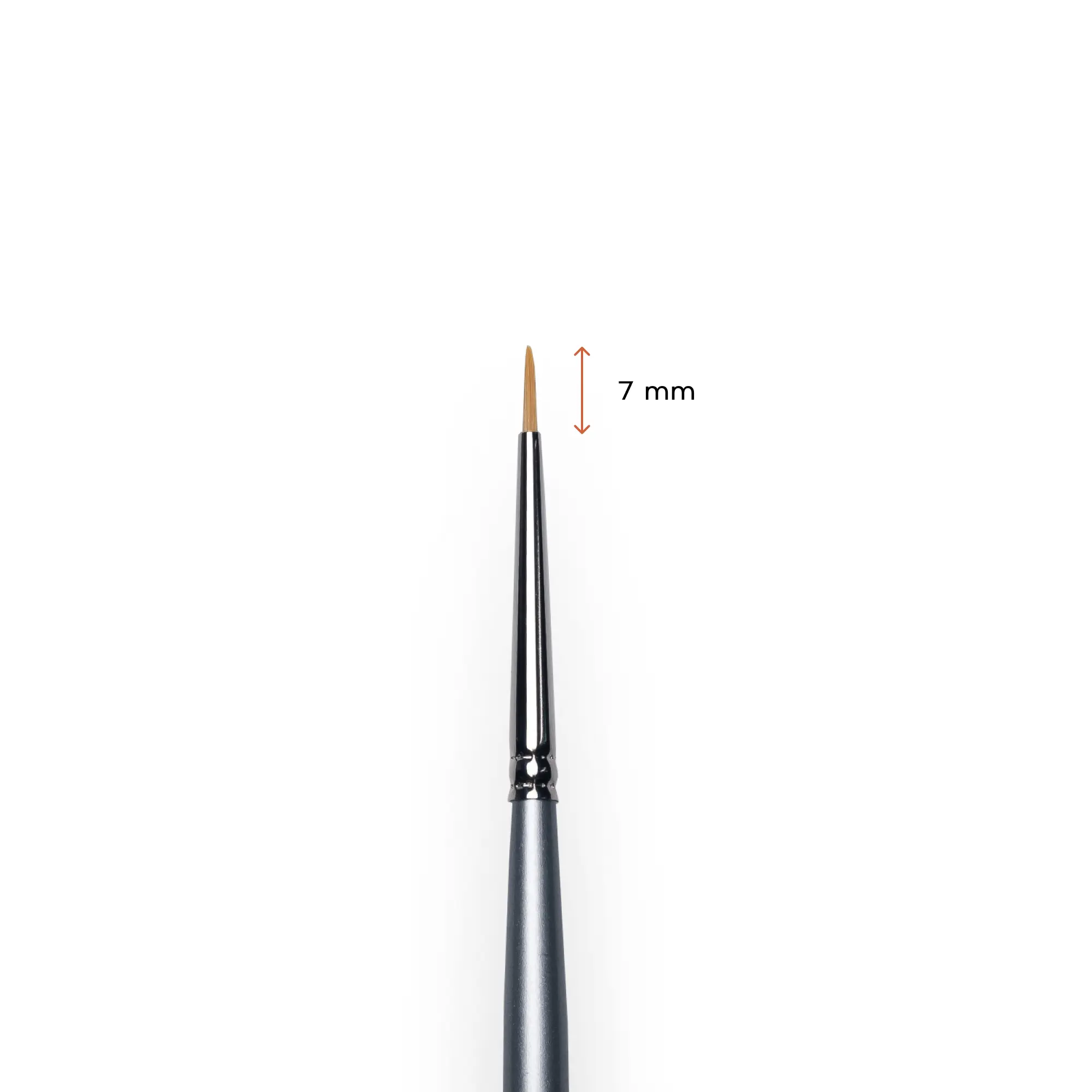 Pinsel für Nageldesign "Haar", rund, 7mm