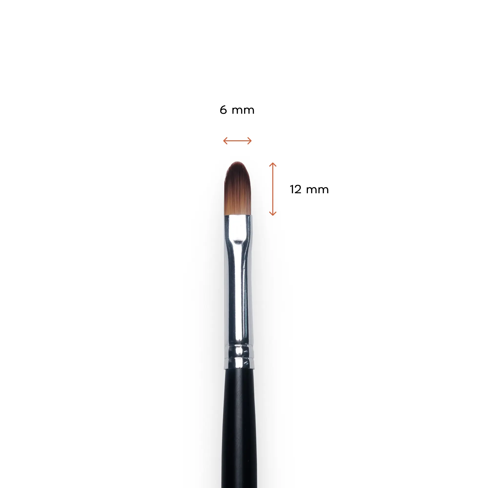 Pinsel in einem Etui Nylon, Blättchen №6