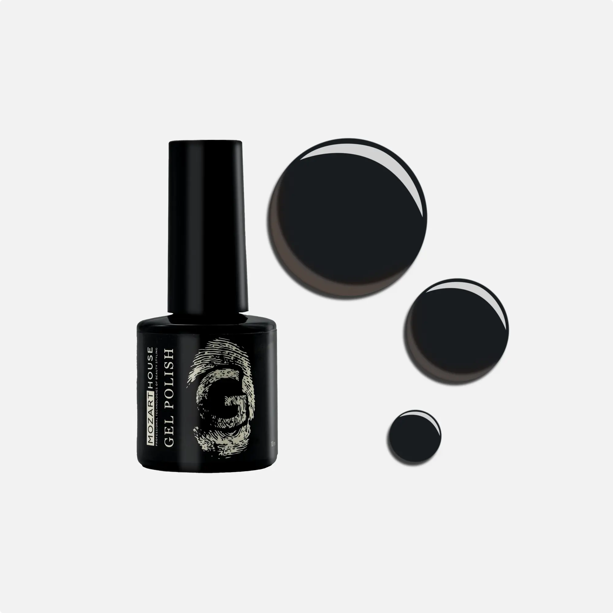 Gellack GEL POLISH Gray granite 10ml