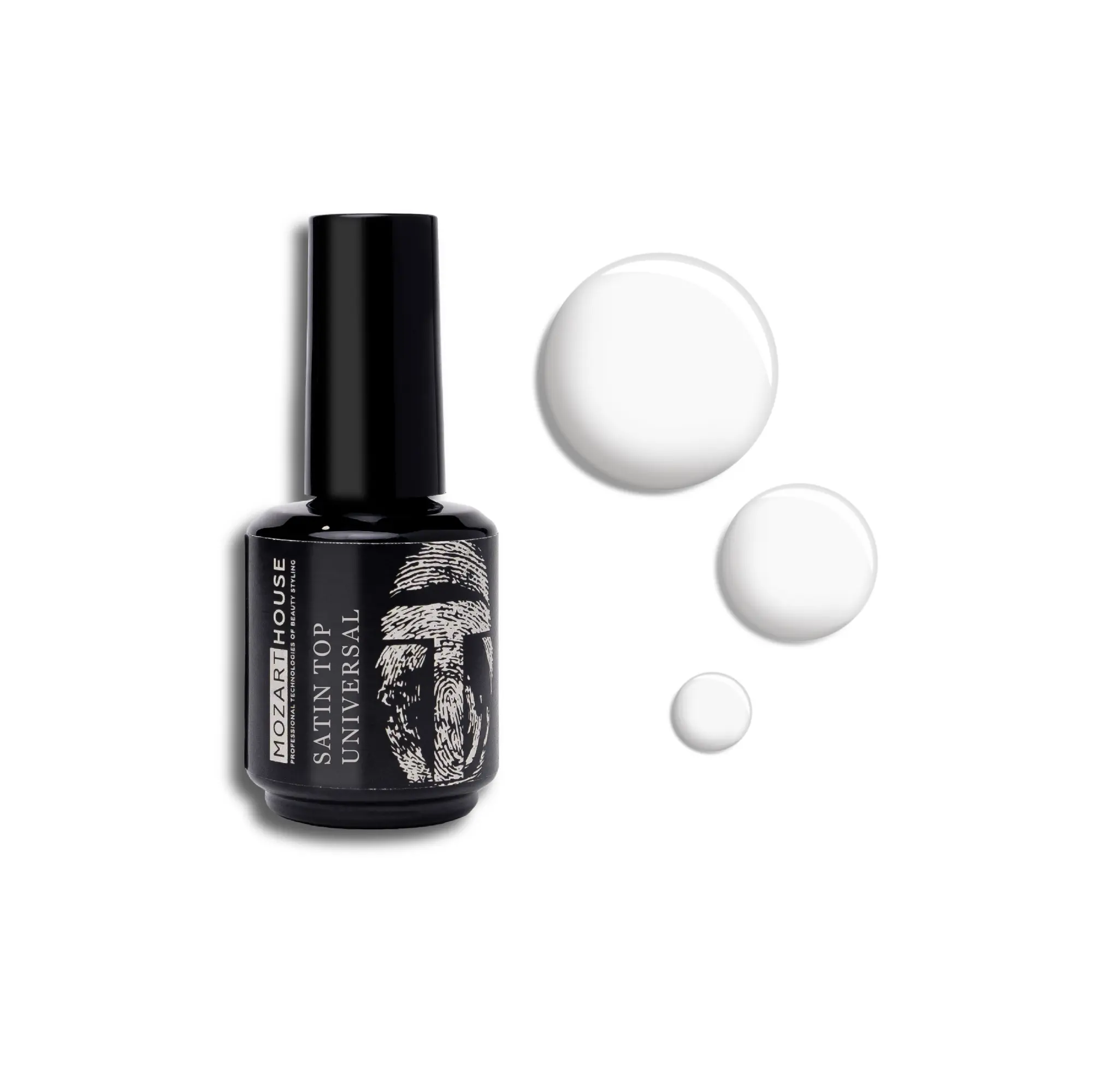 Top Coat GEL POLISH SATIN TOP UNIVERSAL, 15 ml