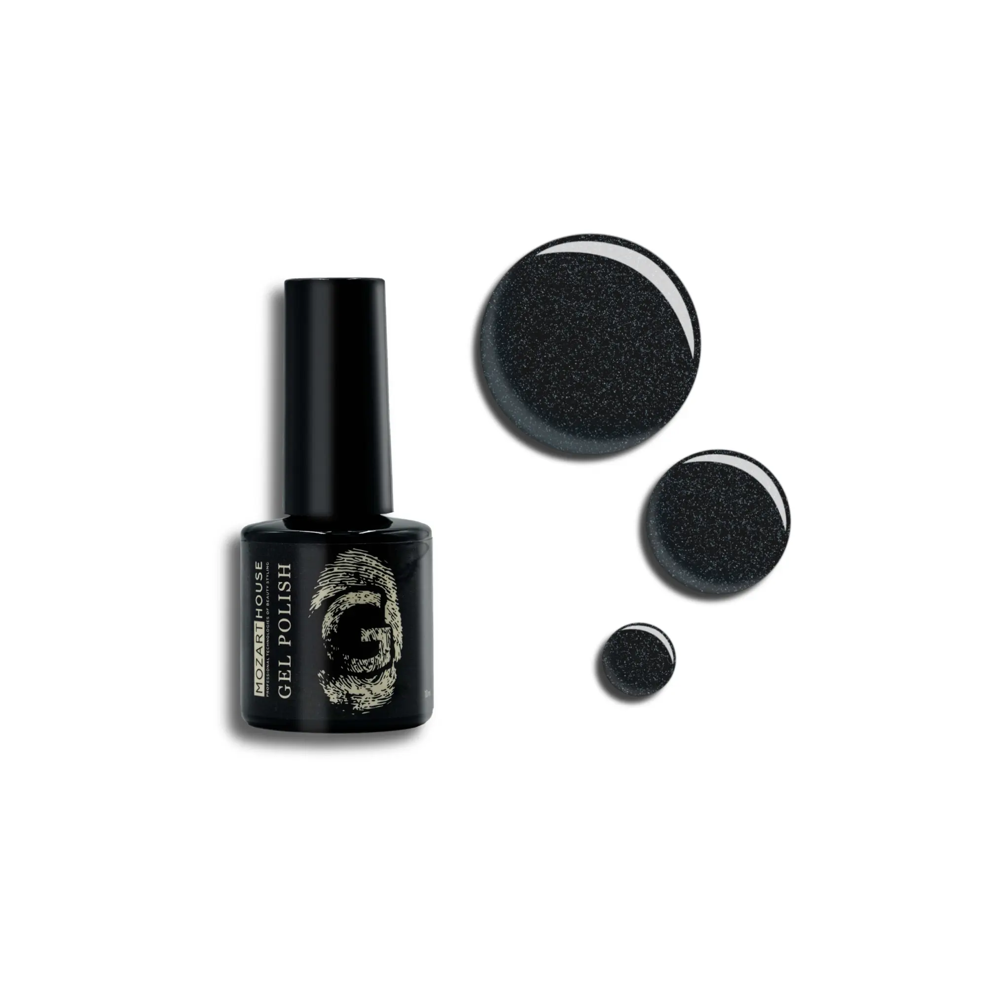 Gellack GEL POLISH Black prince MH, 10 ml