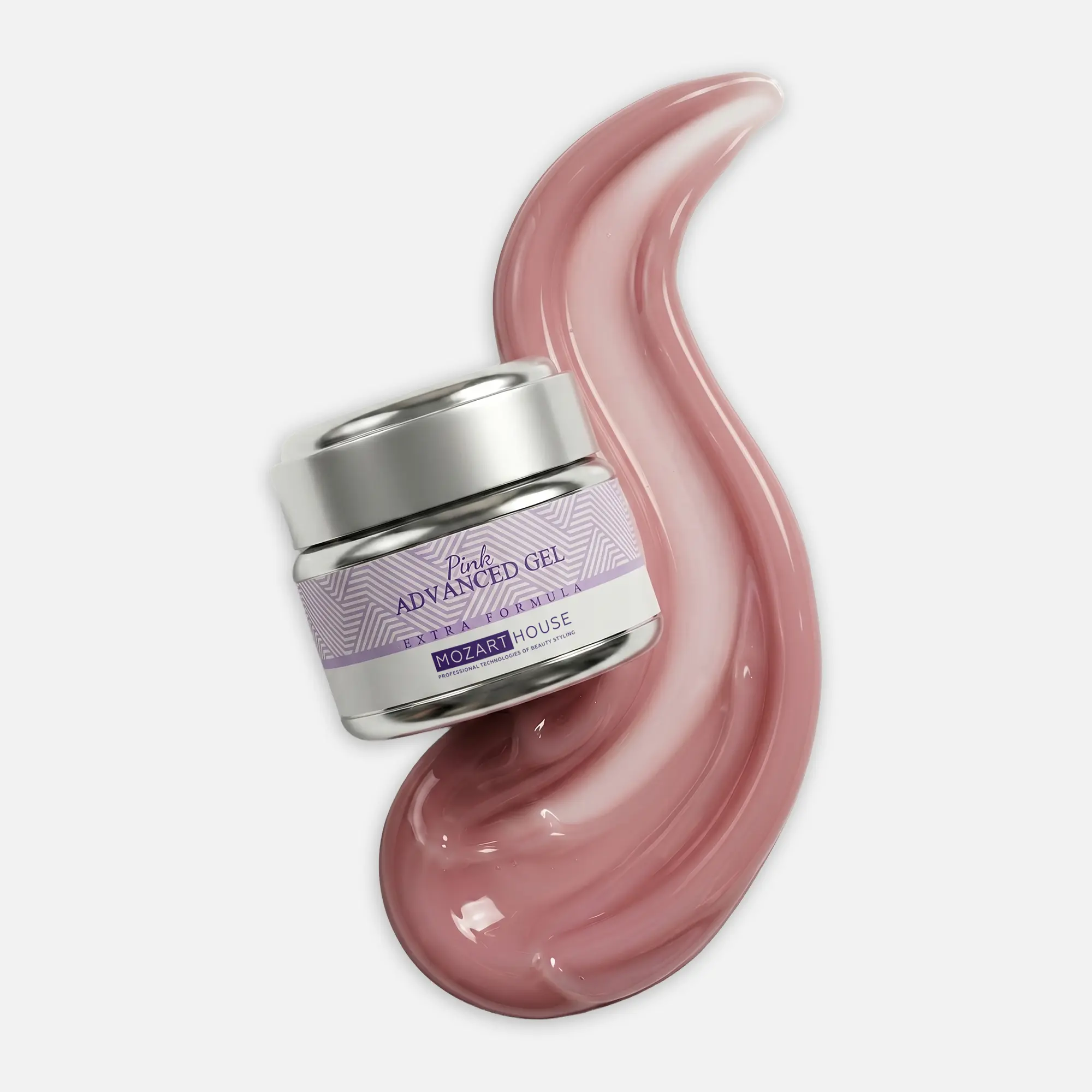 Einphasiges Fasergel Advanced Pink Gel 15ml, 50ml
