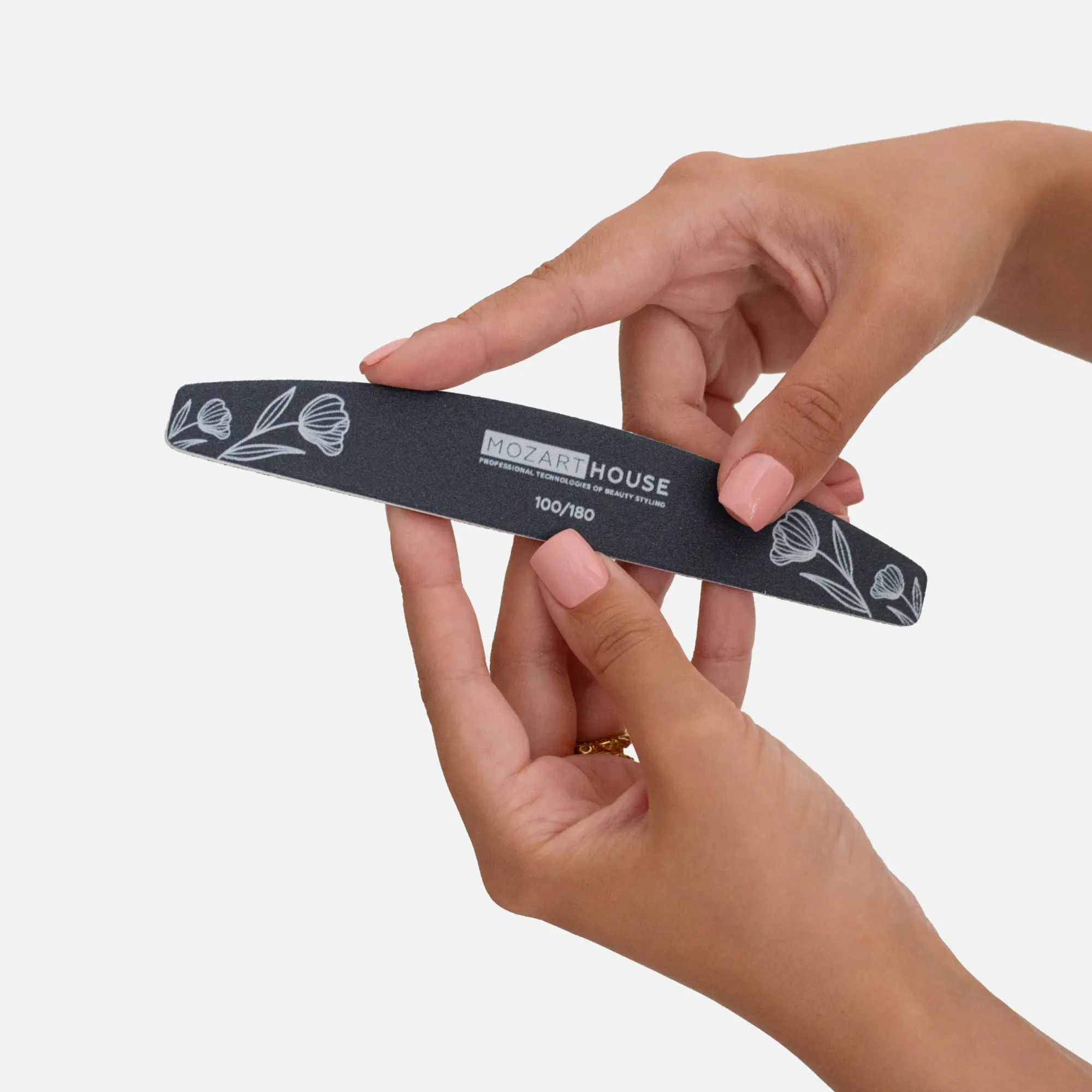 Feile "Mond" schwarz, 100/180