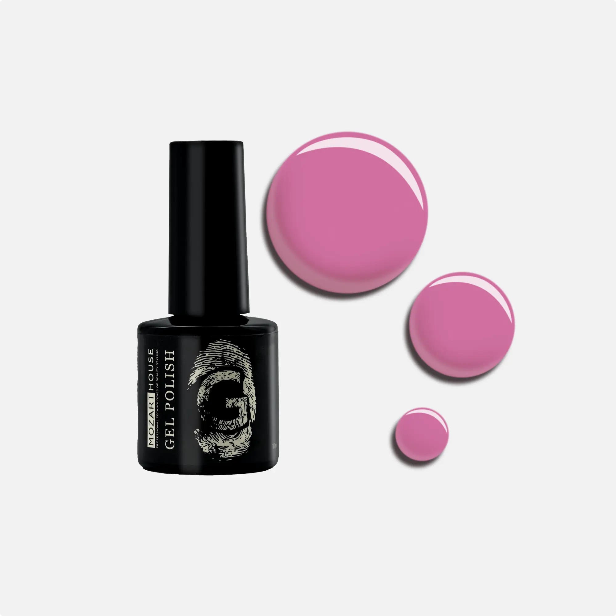 Gellack GEL POLISH Cherry foam, 10 ml