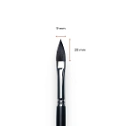 Pinsel Feuerwiesel, Blättchen №8, 20mm